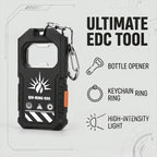 Cross-border new arrival portable keychain flashlight high-brightness cob floodlight bottle opener multi-function long battery life type-c