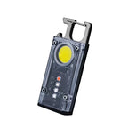 Outdoor multifunctional usb mini keychain light - tiktok-style portable cob work light for home, car, and magnetic repair