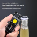 Outdoor multifunctional usb mini keychain light - tiktok-style portable cob work light for home, car, and magnetic repair