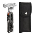 Outdoor camping multi-function round head hammer stainless steel folding nail hammer pliers emergency vehicle combination integrated tool hammer