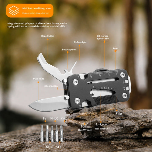 Multifunctional edc tool multifunctional pocket knife mini multi tool