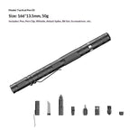 Multifunctional tactical pen flashlight self-defense pen window breaker edc outdoor gear self-defense survival whistle tool aluminum alloy