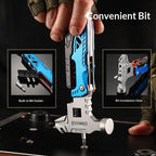 Outdoor camping multi-function round head hammer stainless steel folding nail hammer pliers emergency vehicle combination integrated tool hammer