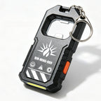 Cross-border new arrival portable keychain flashlight high-brightness cob floodlight bottle opener multi-function long battery life type-c